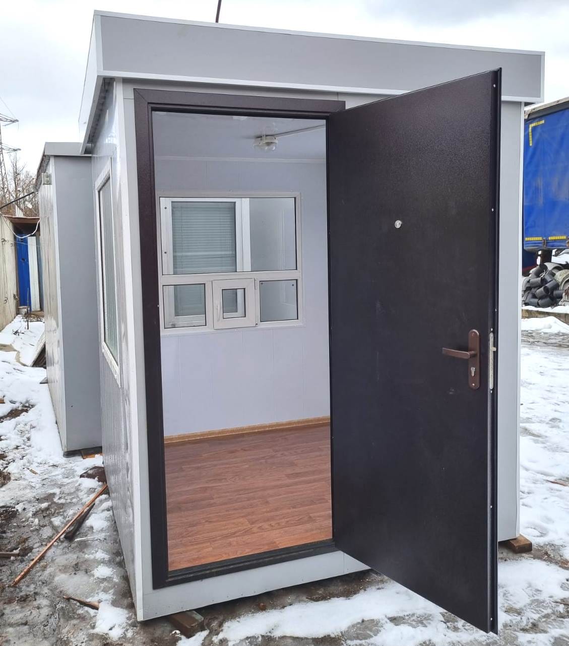 Пост охраны размер 2, 0х2, 0х2, 5м,   П-4 цена эконом,  новый,  утепленный — фото 9