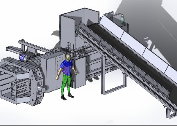 Канальный пресс Кубер-50ГА с автоматической обвязкой кип — фото 5