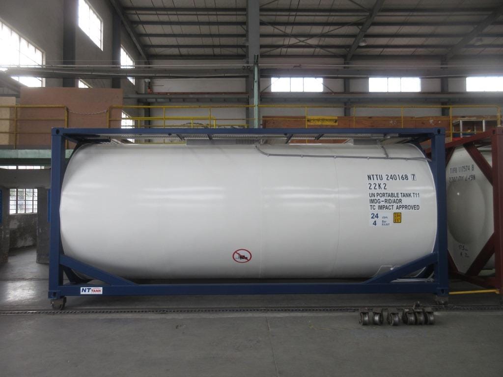 Танк-контейнер тип Т11 объём 24м3 для перевозки нефтехимической продукции, новый. — фото 2
