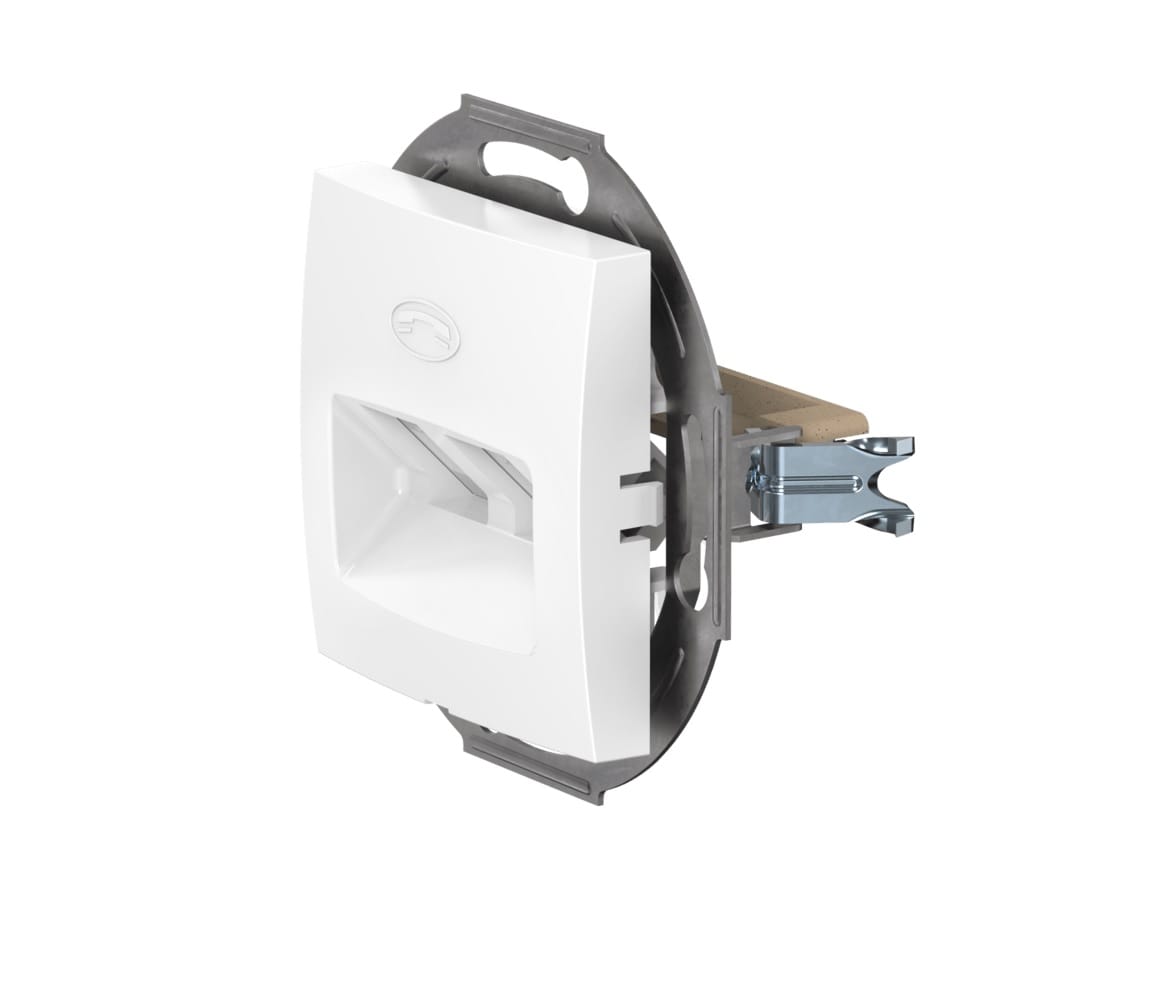 Розетка скрытой установки CADUCEUS ALING PRESTIGE 2хRJ12 6P2C двойная, телефонная, механизм