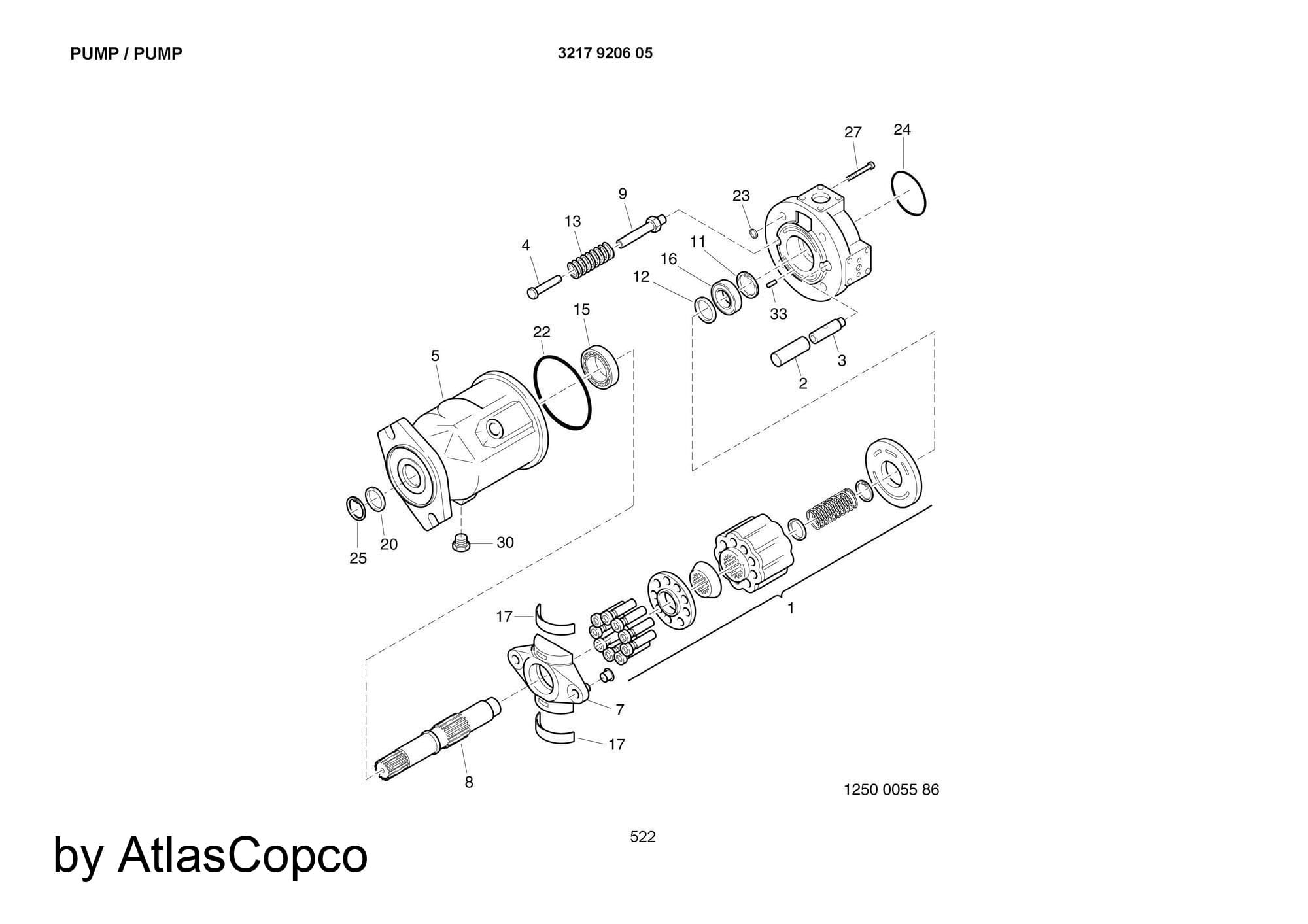 Гидронасос HPR210D-02 ремонт испытания на стенде.