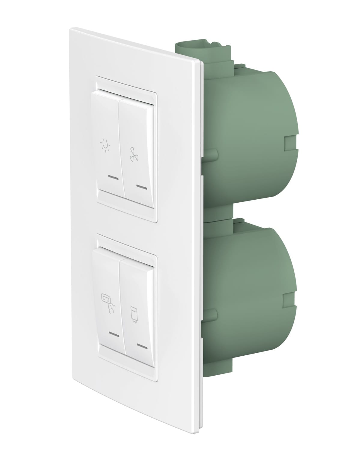 Комплект встраиваемых выключателей CADUCEUS ALING EXPERIENCE для ванной комнаты, 16А, 250В~