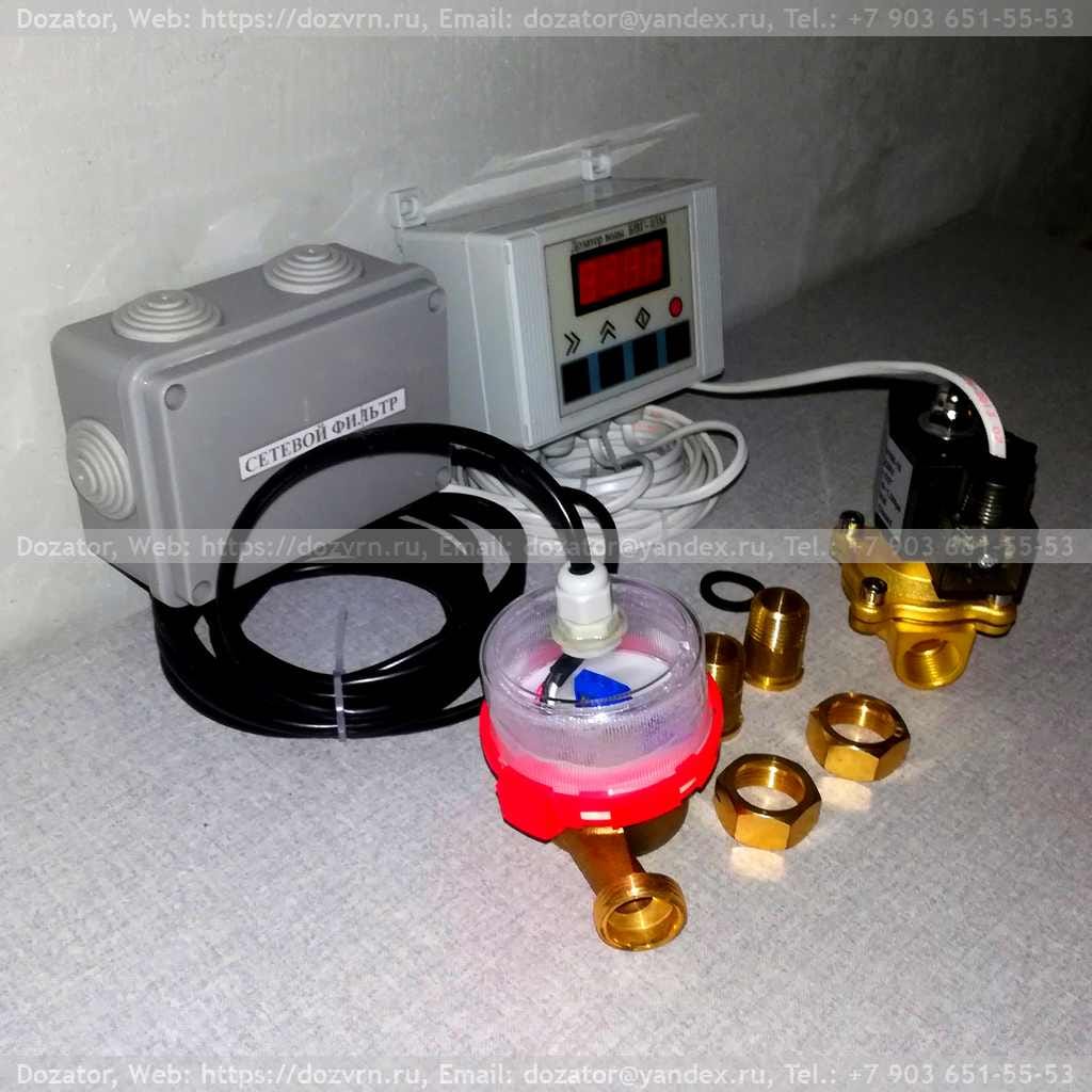 Дозатор воды проточный универсальный БВГ-03М — фото 2