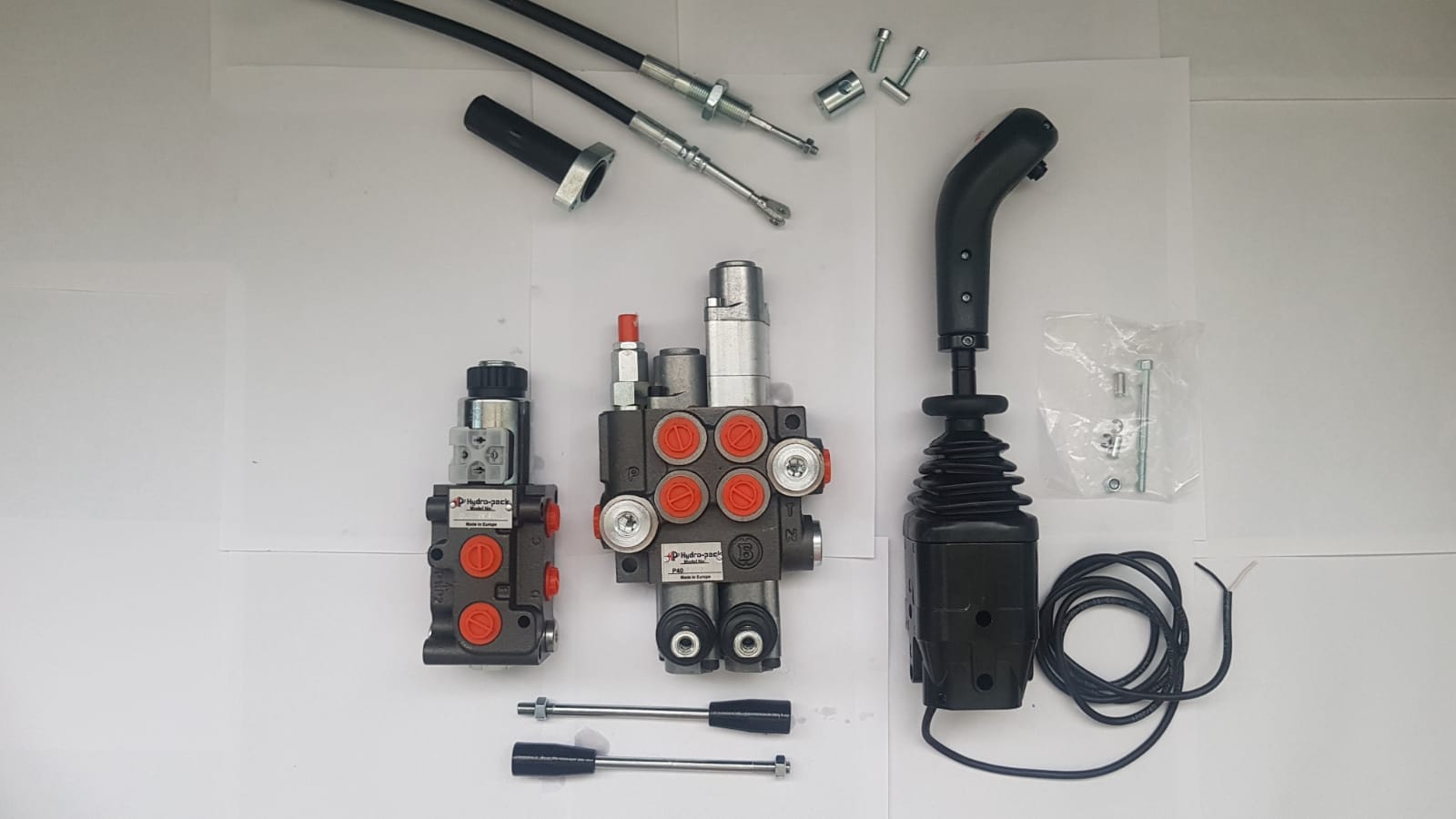 Комплект гидрооборудования на фронтальные погрузчики (джойстик, гидрораспределитель, тросы) — фото 3