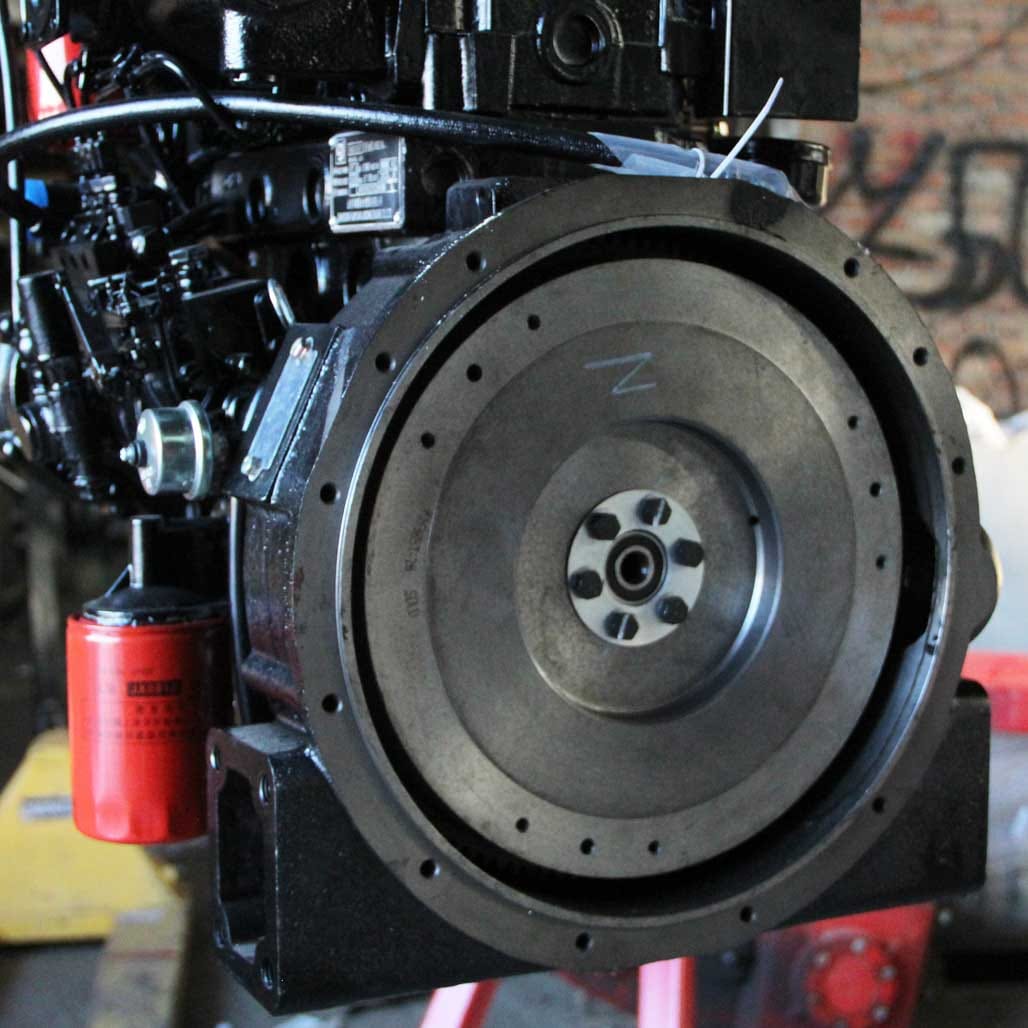 Двигатель дизельный КМ385BT – 47E1 под лепестковую корзину сцепления D=290 мм DongFeng 244 — фото 3