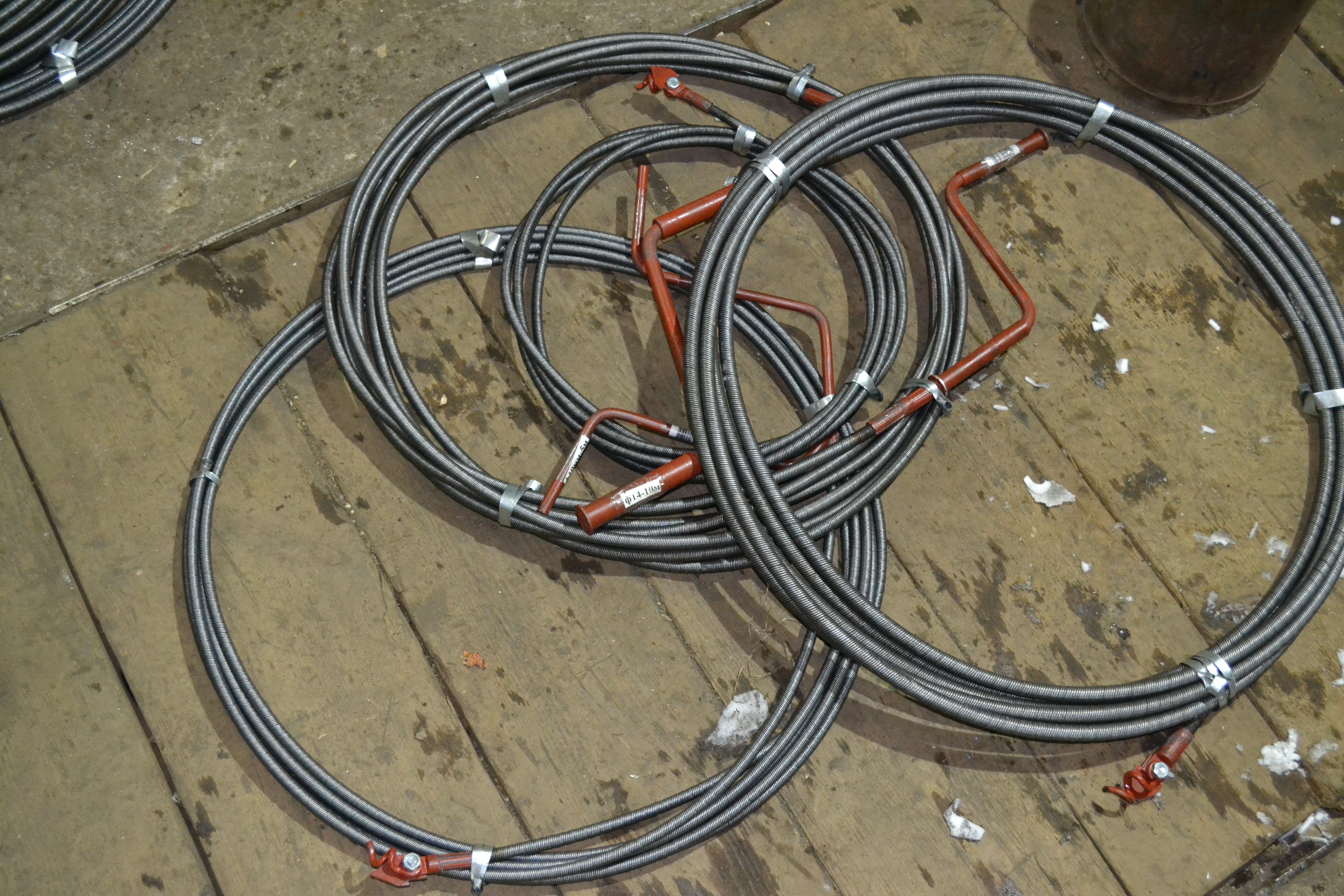 Трос для чистки канализационных стоков диам. 16, длина 20 метров — фото 2