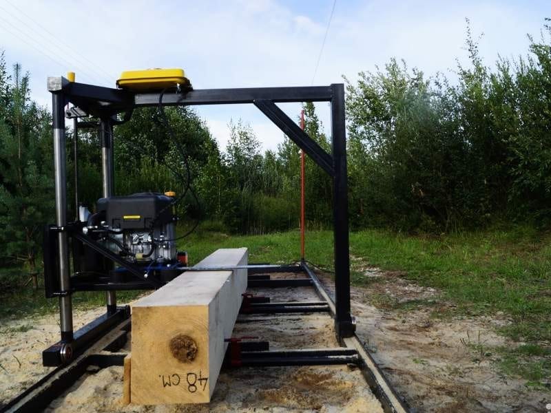 Пилорама бензиновая шинная БПШ 6,7,12,13л.с(новая, про-во) — фото 7