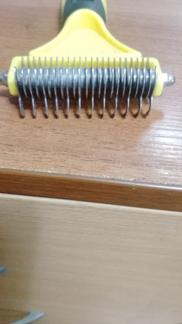 Двусторонняя щетка для собак и кошек из стали