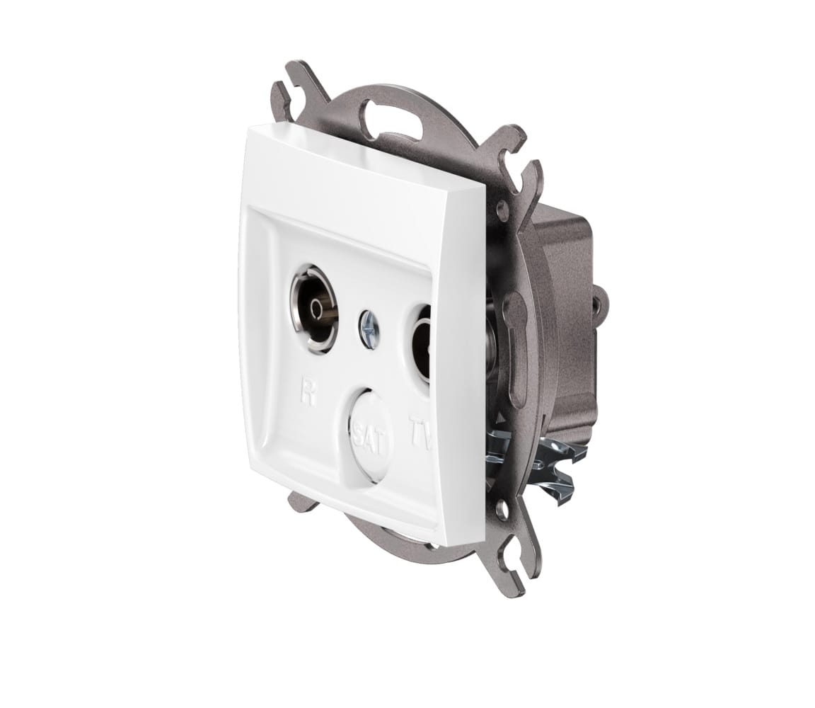 Механизм встраиваемой антенной TV/FM розетки CADUCEUS ALING PRESTIGE, оконечной