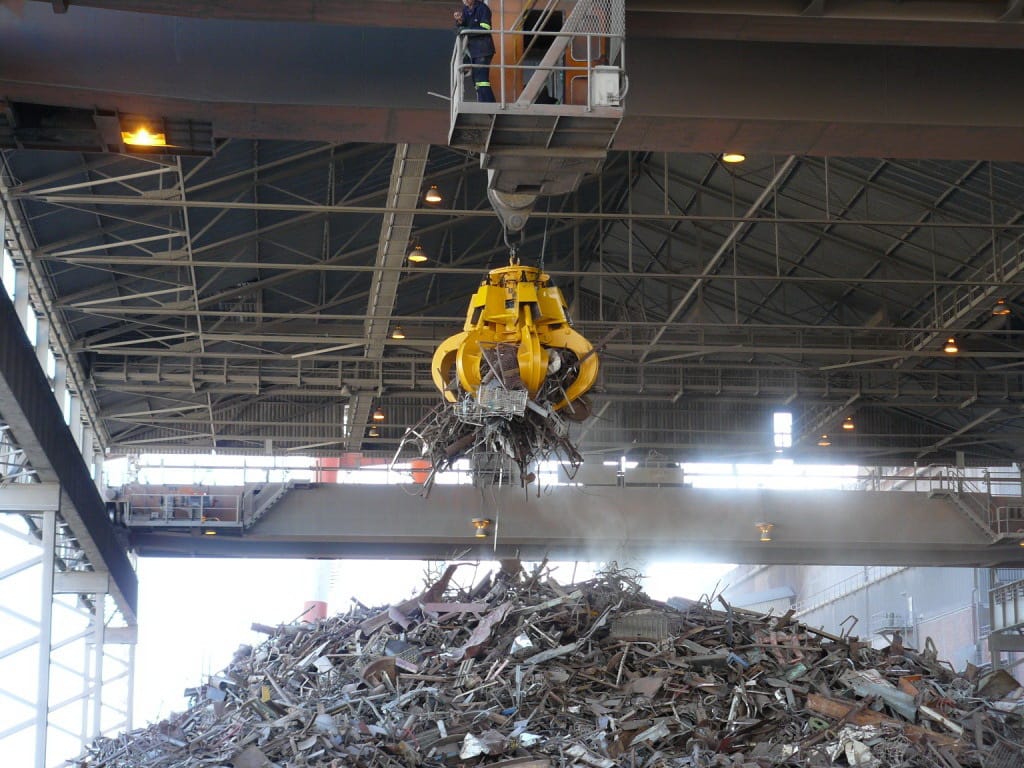 Грейфер Р5-1250-1.8 для перевалки металлолома