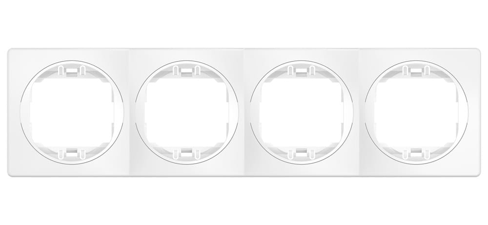 Рамка декоративная CADUCEUS ALING EON, четырёхместная, горизонтальная