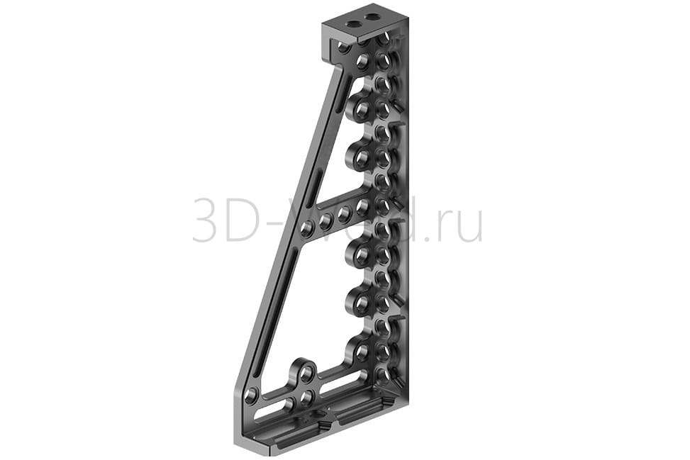 Угловой кронштейн 375х100х800 мм для сварочного стола 3D-Weld D28