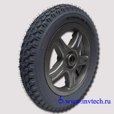 Колесо 203х62, 12 1x2F;2х2 1x2F;4 пневматическое для инвалидных электроколясок