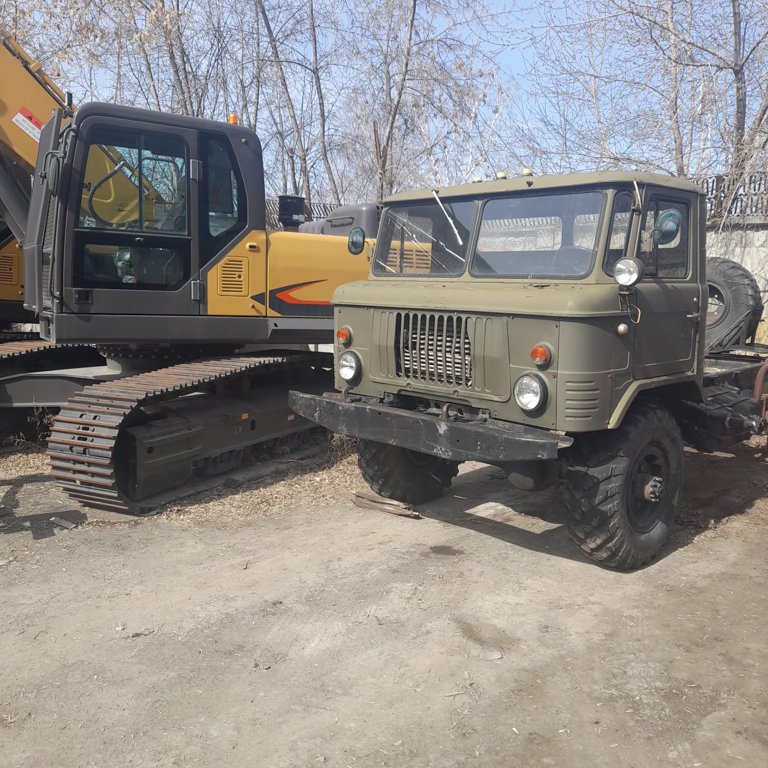 Грузовой автомобиль ГАЗ-66 шасси, фургон с хранения