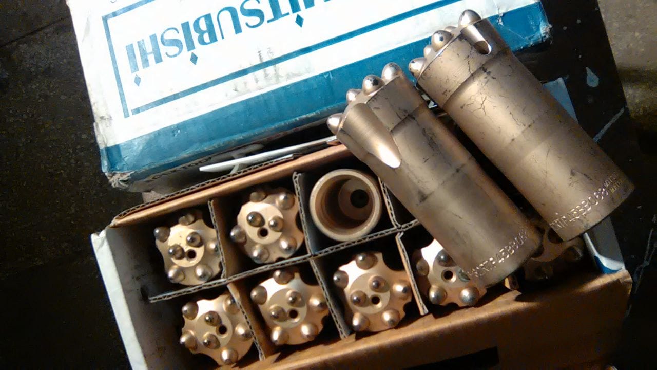 Коронка Mitsubishi 45R32 , 43R32, Коронка буровая крестовая Atlas Copco 43R32 — фото 2