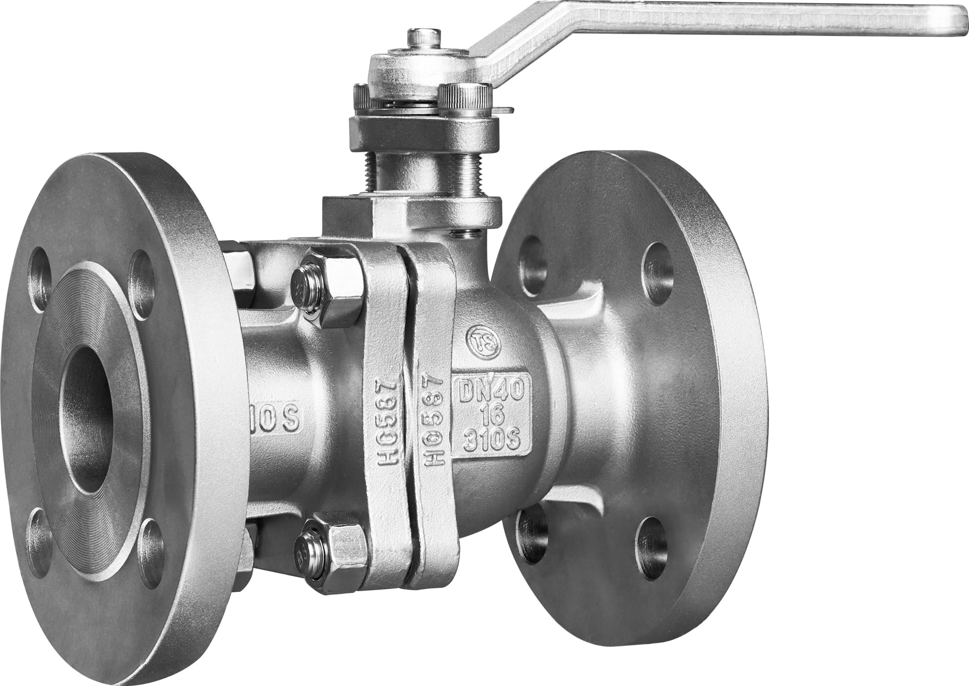 Краны шаровые двухсоставные фланцевые SAF 310S Ру16 Ду40