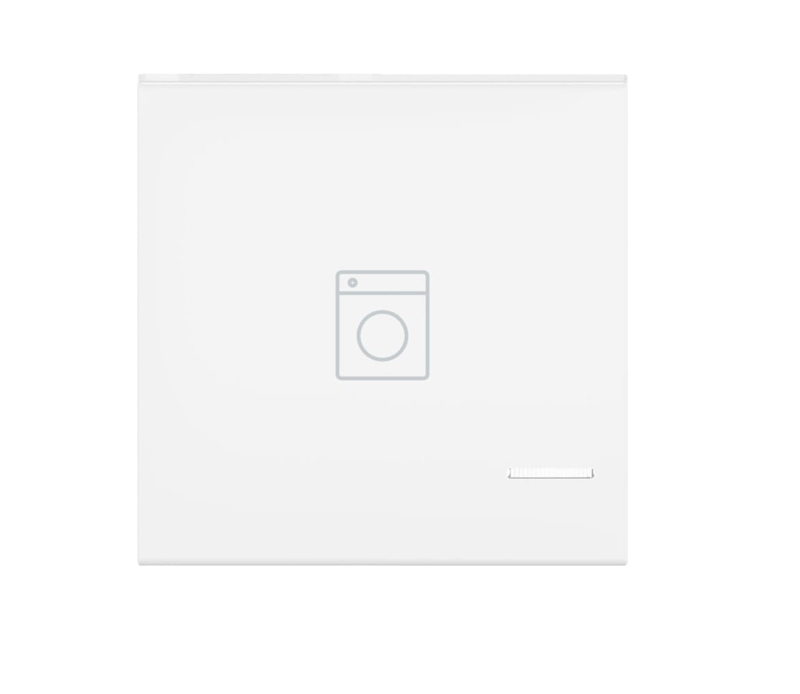 Клавиша CADUCEUS ALING EXPERIENCE, 2М, с символом "стиральная машина", с индикаторным окошком