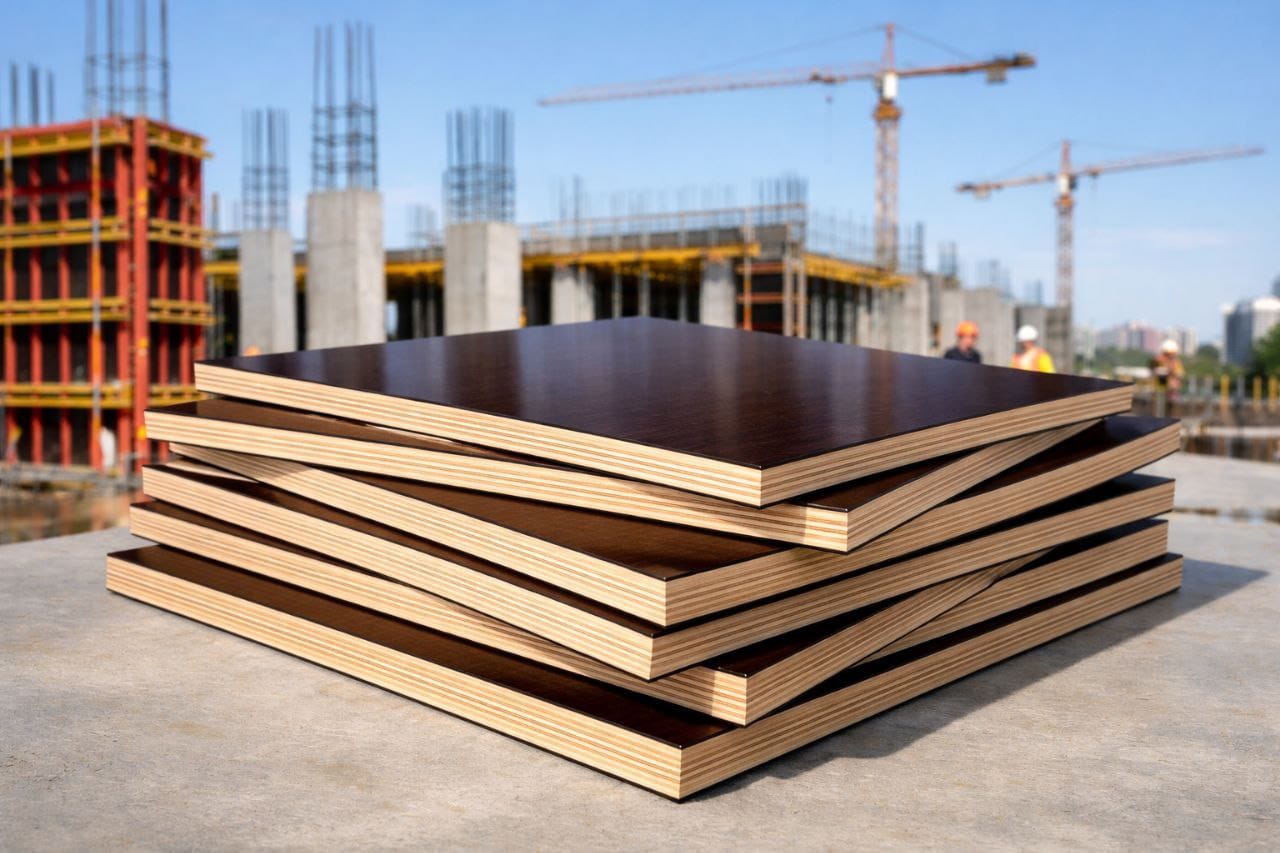 Фанера ламинированная влагостойкая 18мм 2440х1220