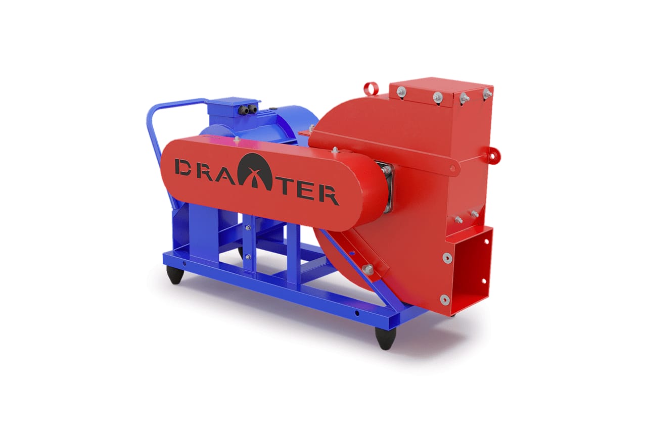 Промышленный щепорез DraXter Щ-450Э (элект; 11 кВт (380В); сито 30 мм.; раструб 300х300 расш.; КБ13': 4К; АЗ 11 кВт) — фото 2
