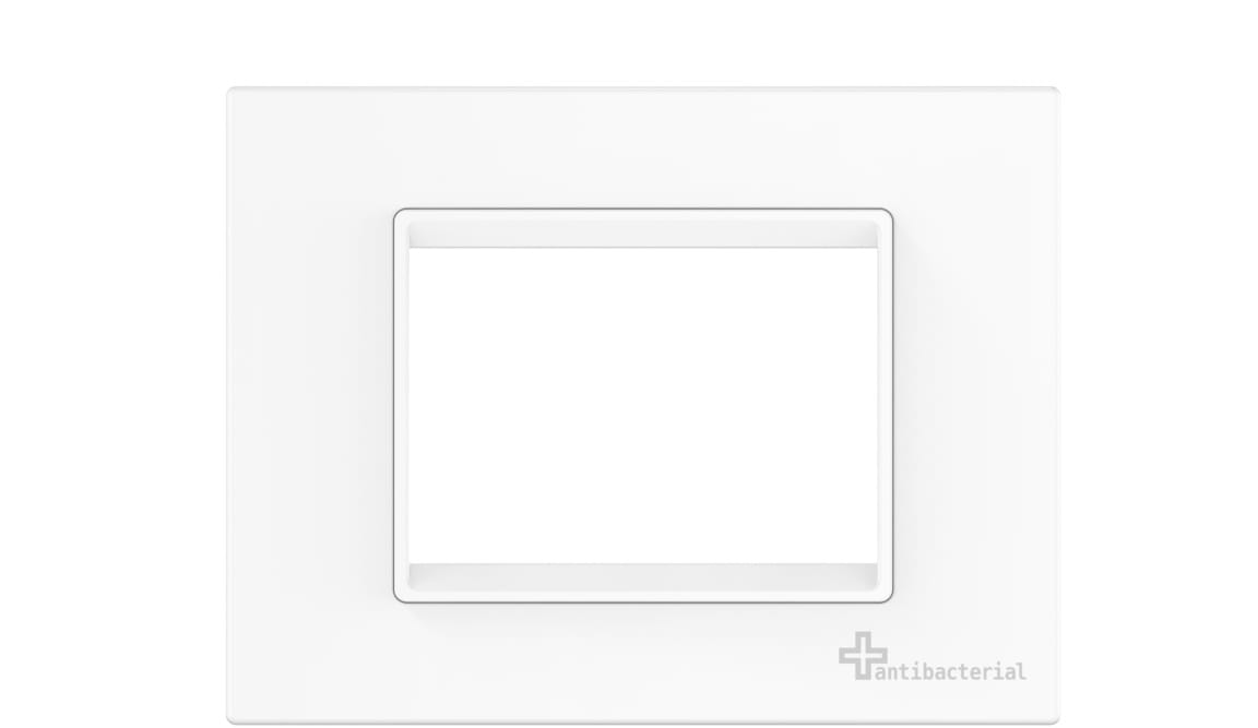 Рамка декоративная CADUCEUS ALING EXPERIENCE на 3 модуля с антибактериальной защитой
