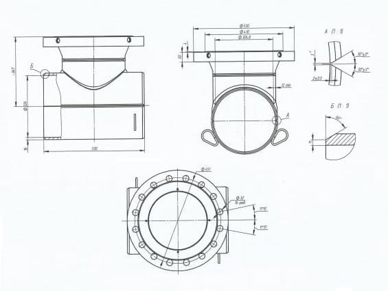 Тройник разрезной ТР(2)-2-820х325-УХЛ1