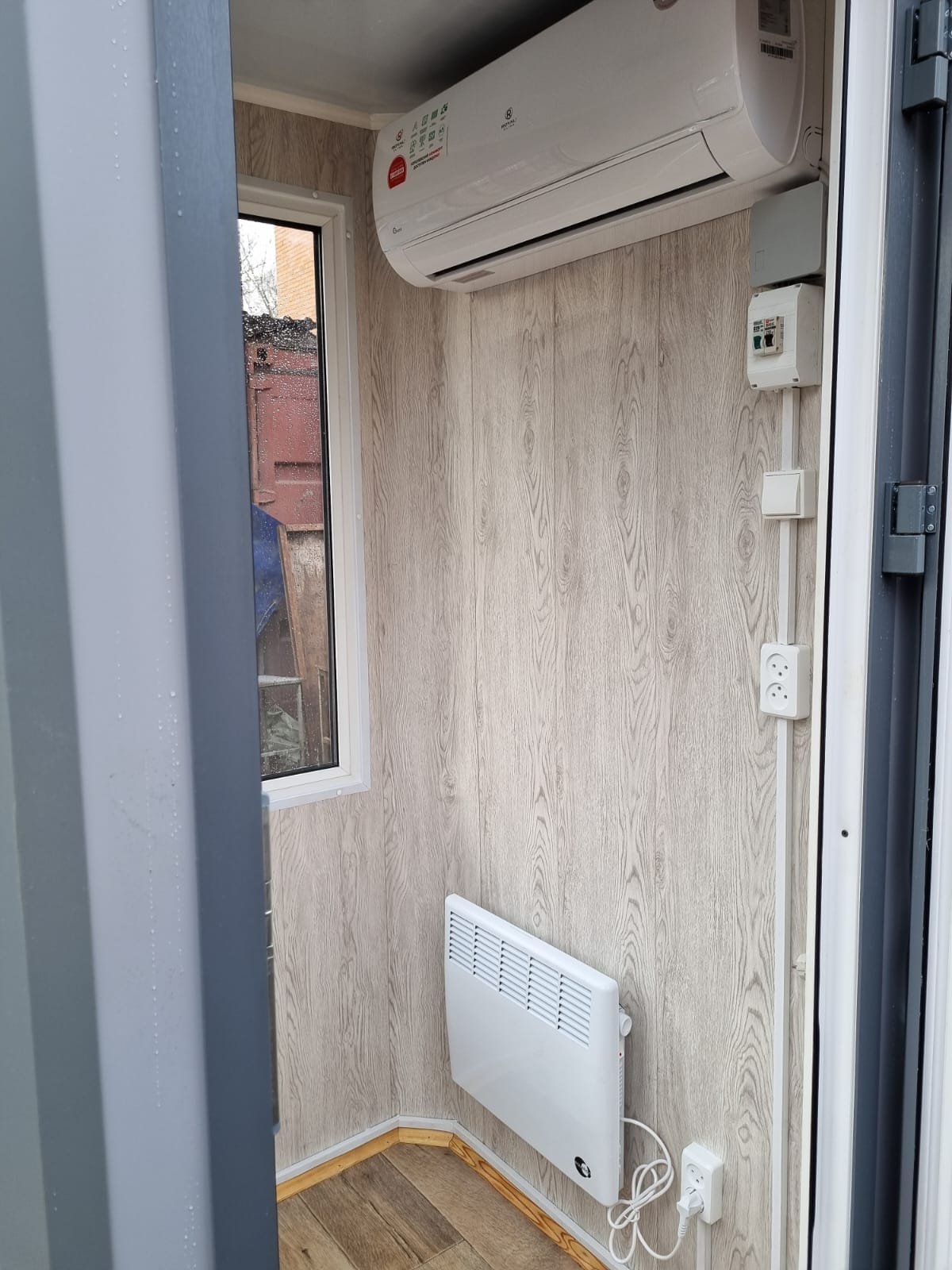 Будка для поста охраны П-2 1,5х1,5х2,5, новая, утепленная, изготовление — фото 6