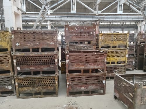 тара металлическая, оборотная