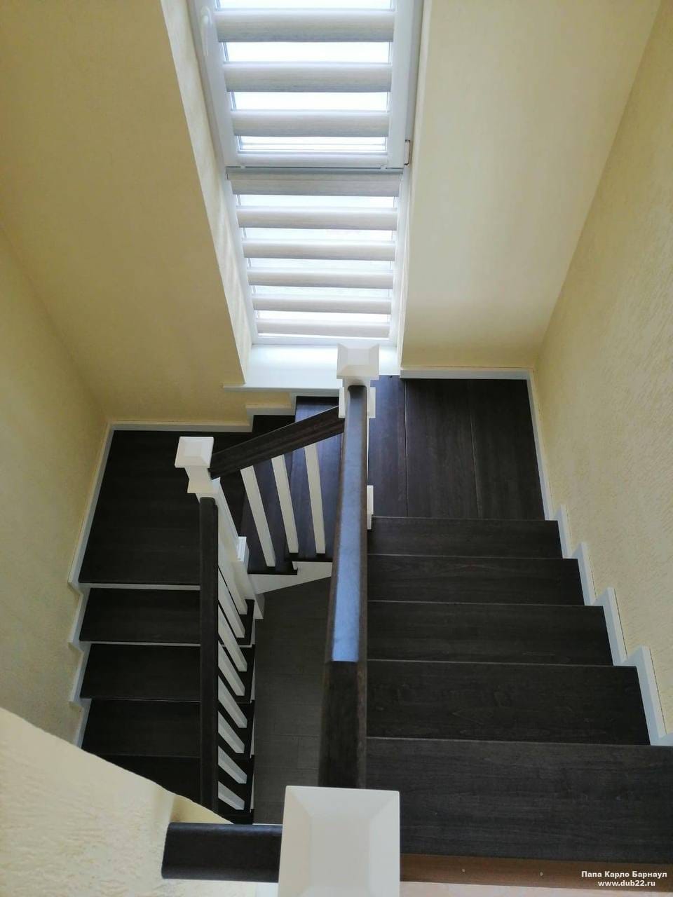 Лестница деревянная в дом — фото 20