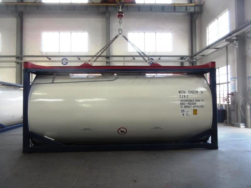 Танк-контейнер объём 25м3 тип Т4, для перевозки керосина, новый — фото 2