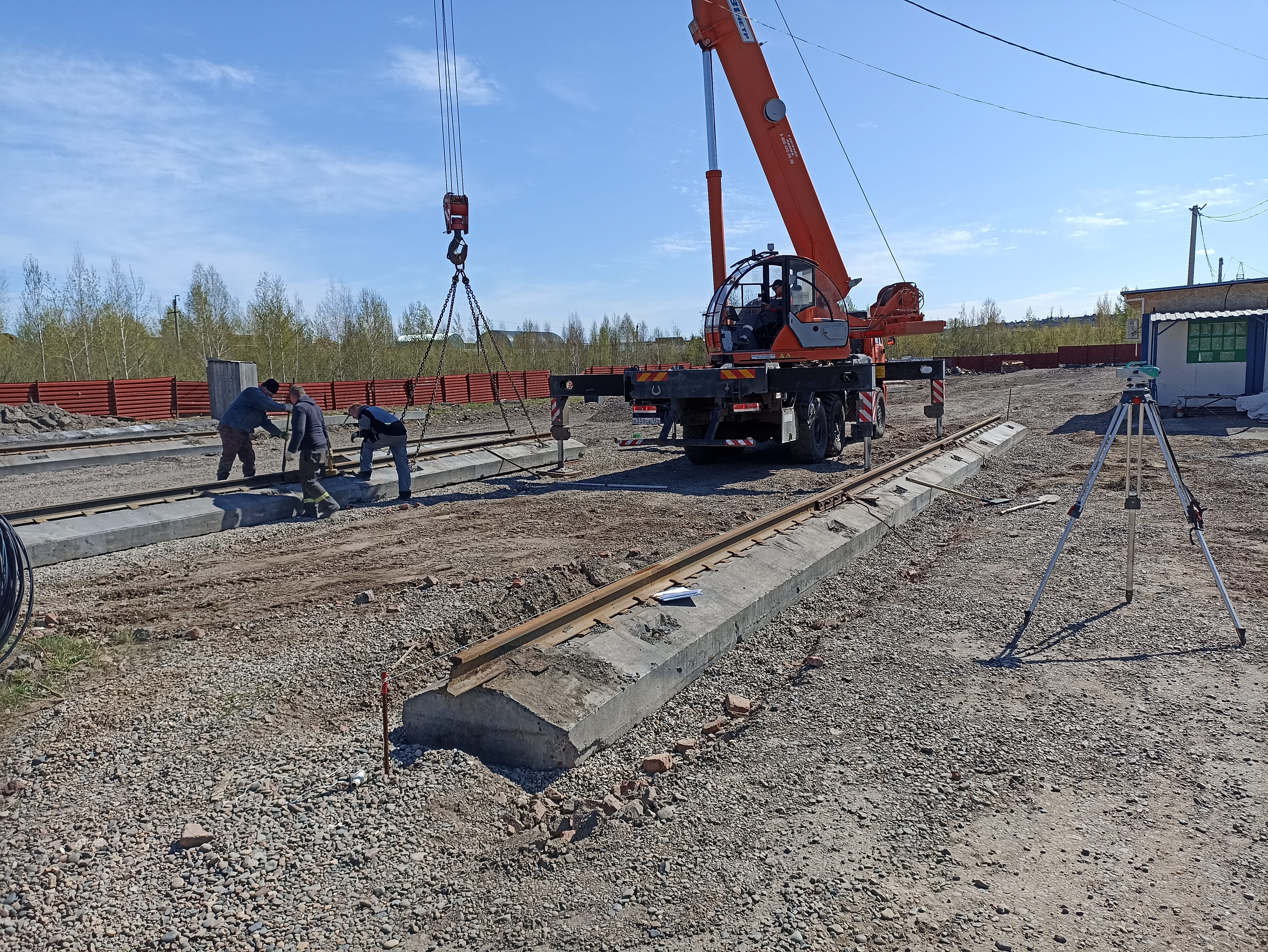 Ремонт подкрановых путей козлового,  башенного крана — фото 6