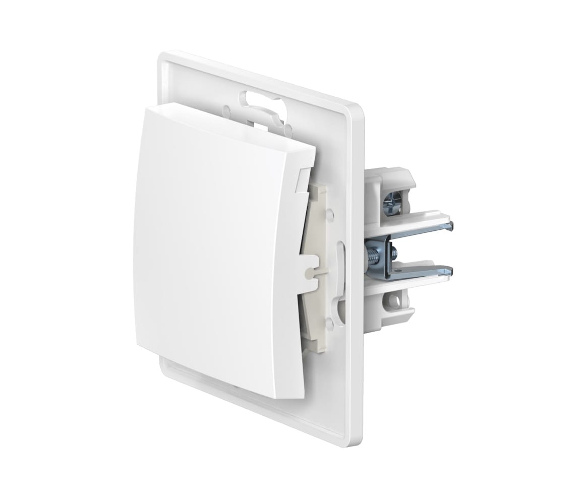 Выключатель скрытой установки CADUCEUS ALING PRESTIGE двухполюсный, одноклавишный, 10АХ, 250В~, механизм