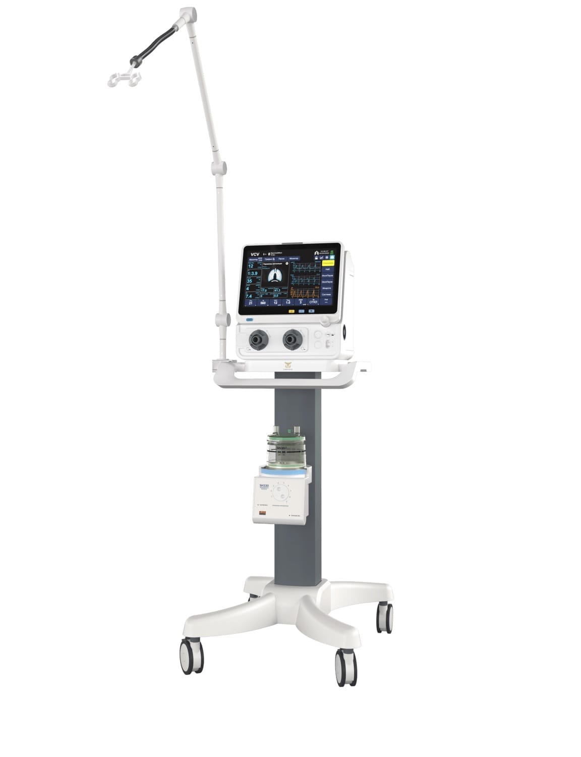 Аппарат искусственной вентиляции легких общего назначения для интенсивной терапии CADUCEUS AIRPRO