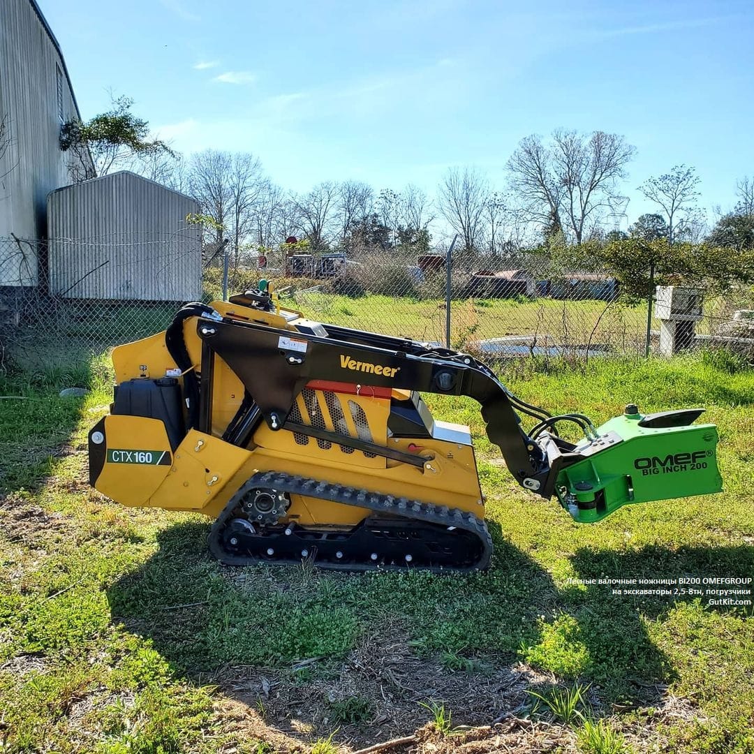 Валочные ножницы BI200 на экскаваторы 2,5-8тн, на мини-погрузчики 2,5-6тн — фото 8