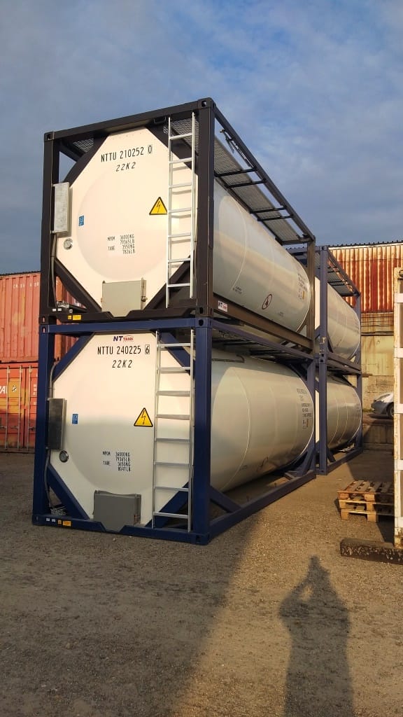 Танк-контейнер тип Т11 объём 18м3 для перевозки жидких реагентов, новый.