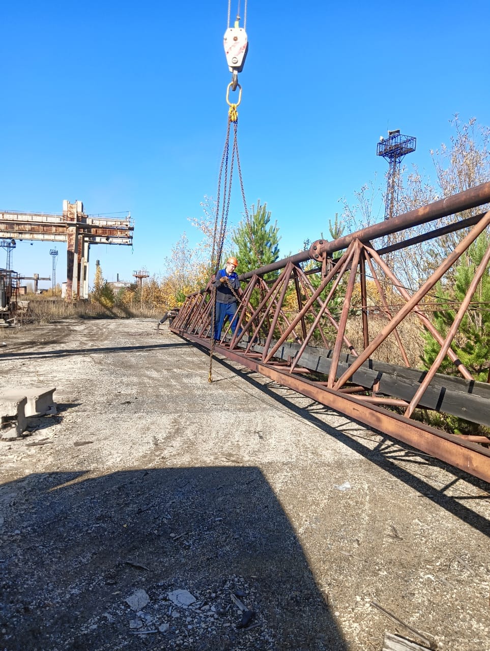Демонтаж кранов всех типов и кран-балок для перебазировки и утилизации — фото 18