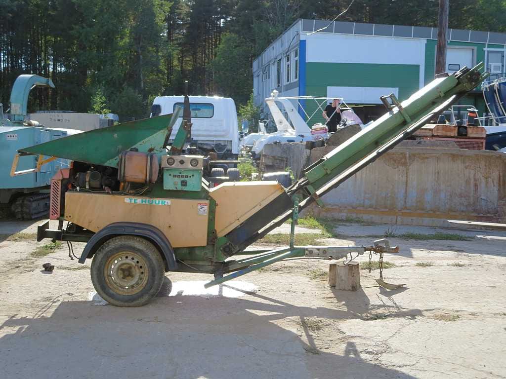 Измельчитель древесины мобильный - щепорубка Posch 350K1D, 173 м/ч — фото 2