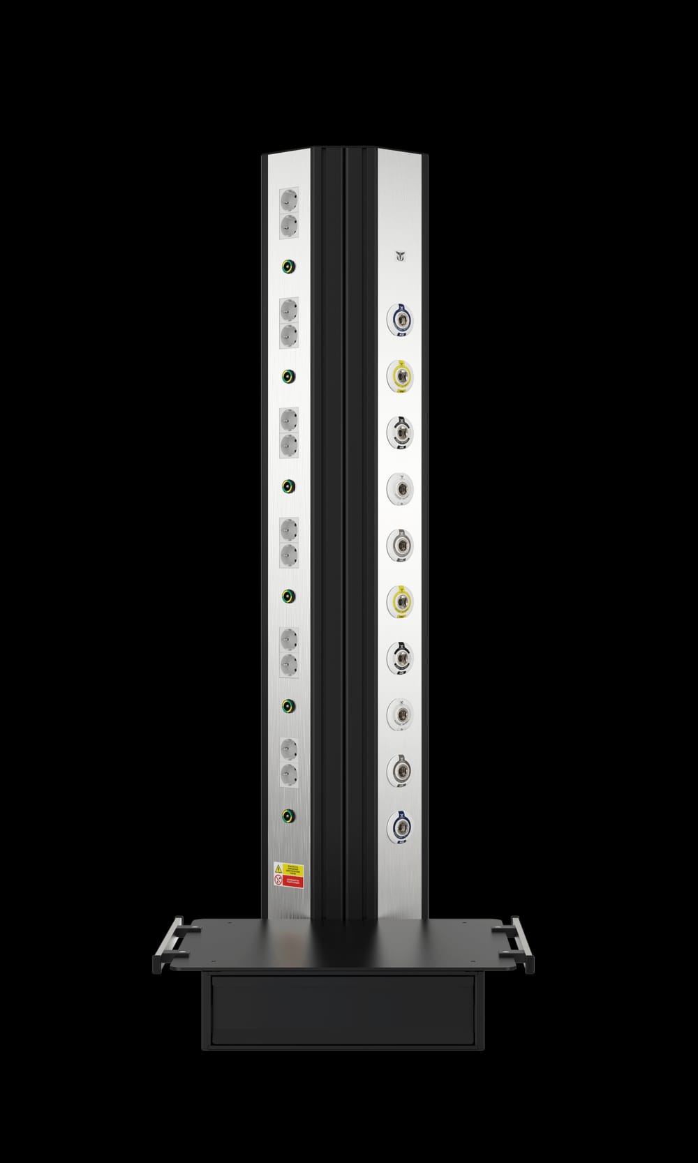 Настенная вертикальная медицинская консоль CS07