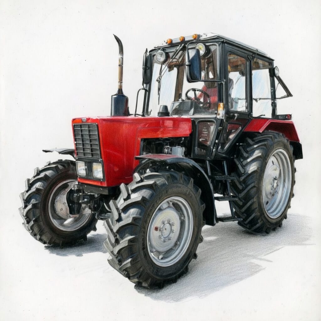 Балочный МТЗ - любит работать