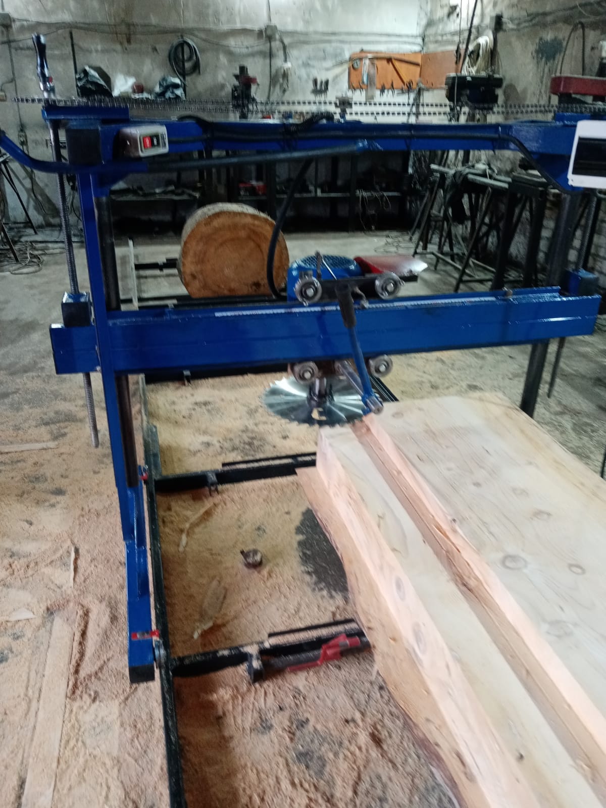 Углоповоротная пилорама с диском 5,5кВт(новая) — фото 5