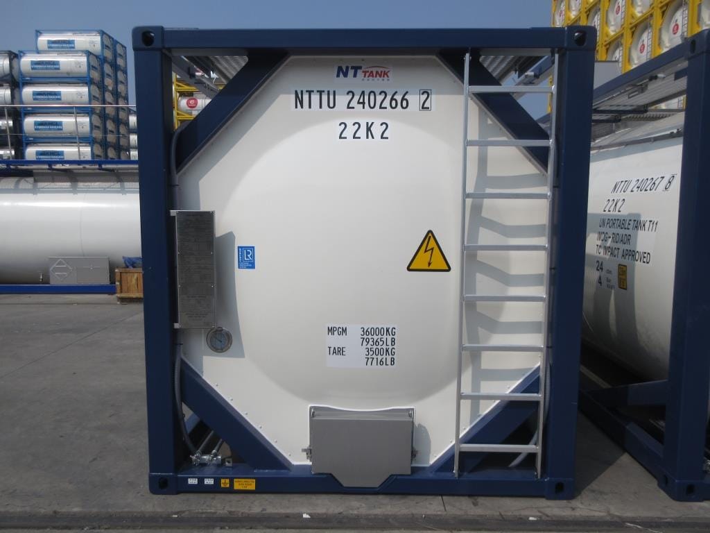 Танк-контейнер тип Т11 объём 24м3 для перевозки жидких реагентов, новый. — фото 2