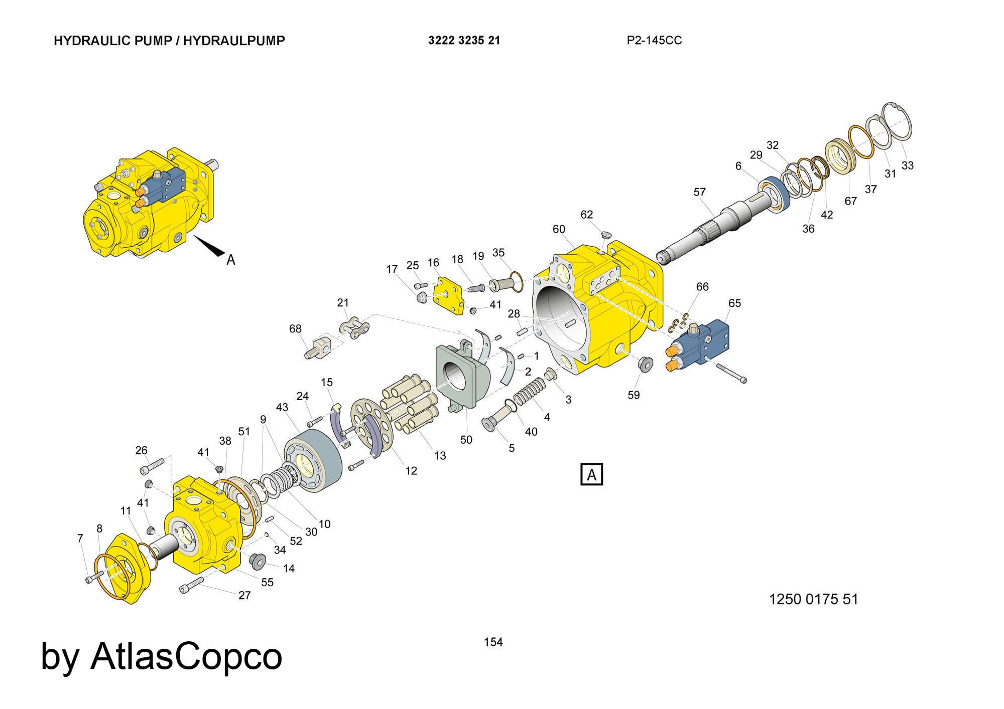 Гидронасос HPR210D-02 ремонт испытания на стенде. — фото 3
