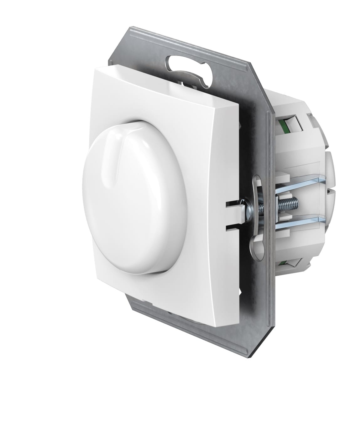 Диммер скрытой установки CADUCEUS ALING PRESTIGE поворотно-нажимной, 40-400ВА, 230В, 50Гц, механизм