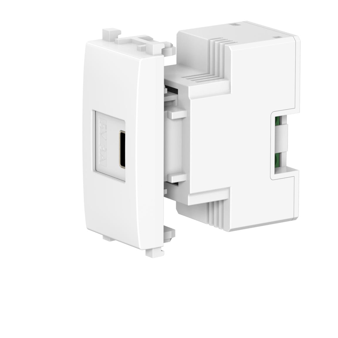 Розетка USB тип C CADUCEUS ALING EXPERIENCE для скрытой проводки, для зарядки 1-го устройства