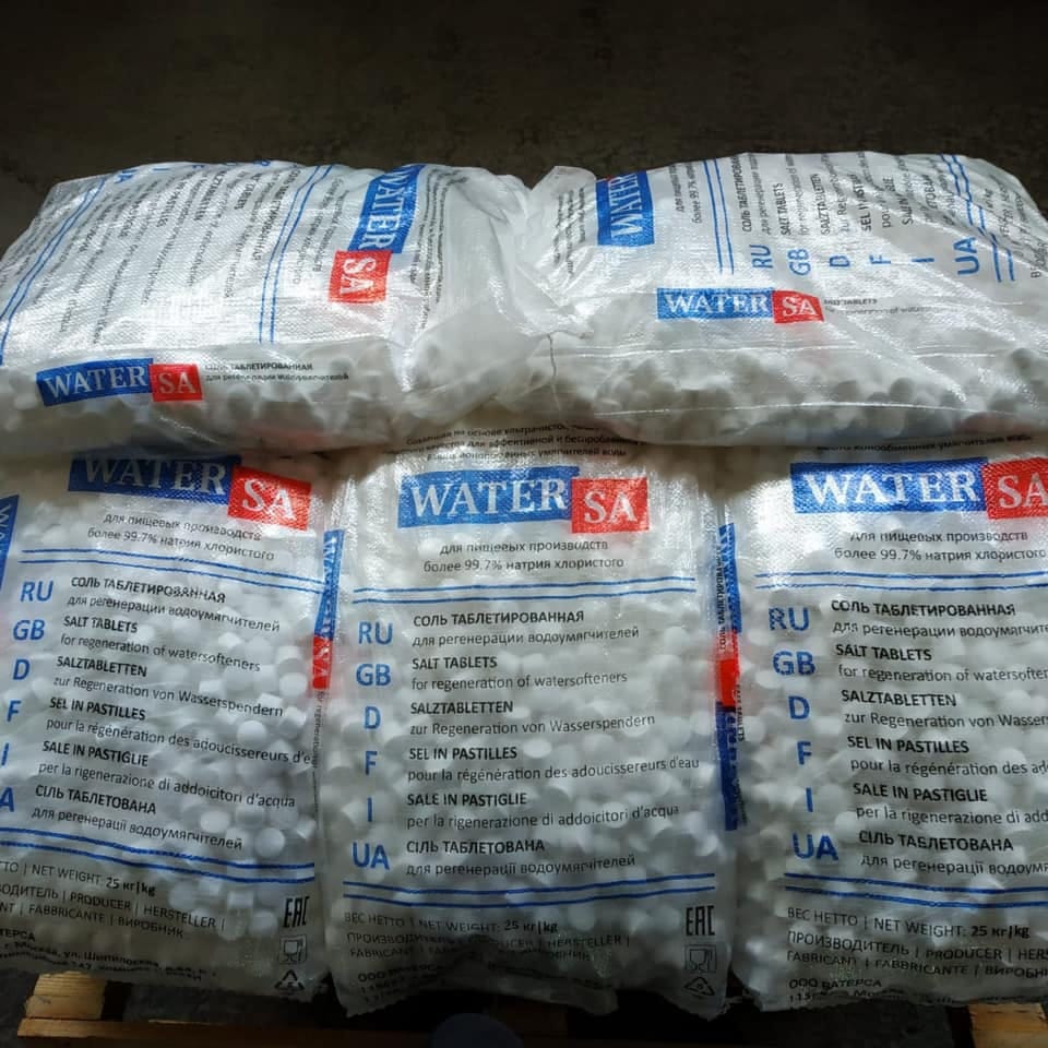 Соль таблетированная универсальная, меш. 25 кг