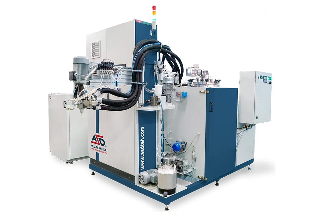 ЭЛАСТ МДИ-ТДИ дозирующая станция для производства полиуретановых эластомеров