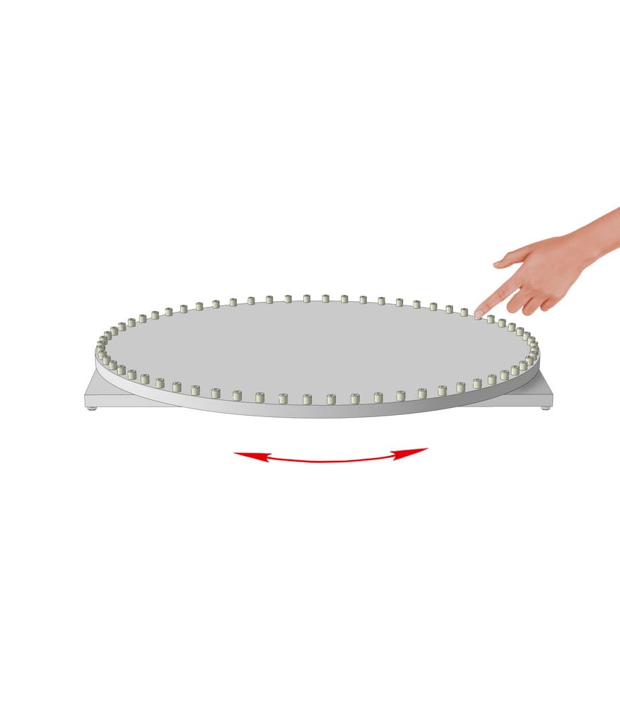 Поворотный столик для рабочего места фасовщика, сборщика — фото 5