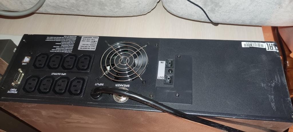 Ибп PowerCom KIN-3000AP RM, источник  питания — фото 7