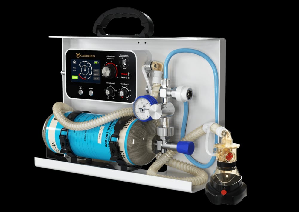 Портативный аппарат искусственной вентиляции легких CADUCEUS AIRMOB SD-AF