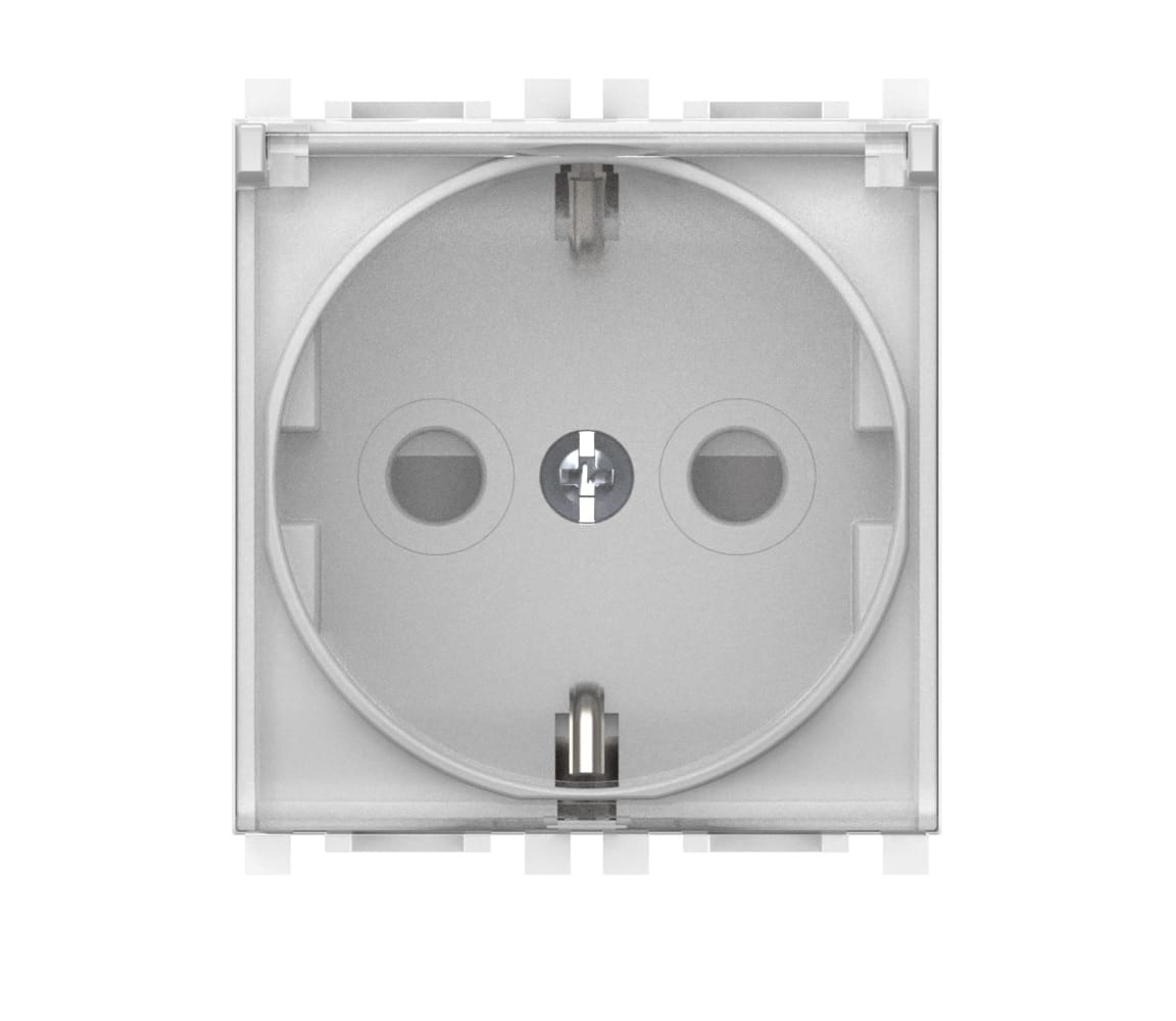 Розетка CADUCEUS ALING EXPERIENCE электрическая, модульная с крышкой, для скрытой проводки, механизм, 16А, 250 В~