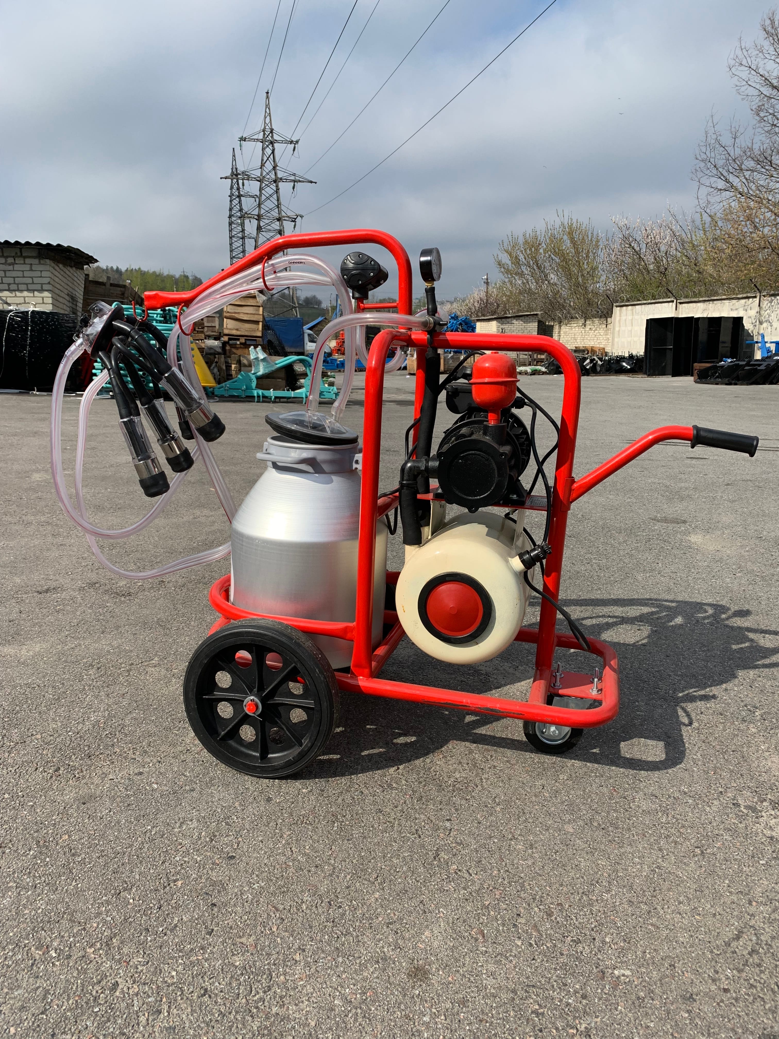 Турецкий доильный аппарат 1 бидон 1 пульсатор Telsar — фото 2